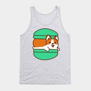 Macaron Corgi Tank Top